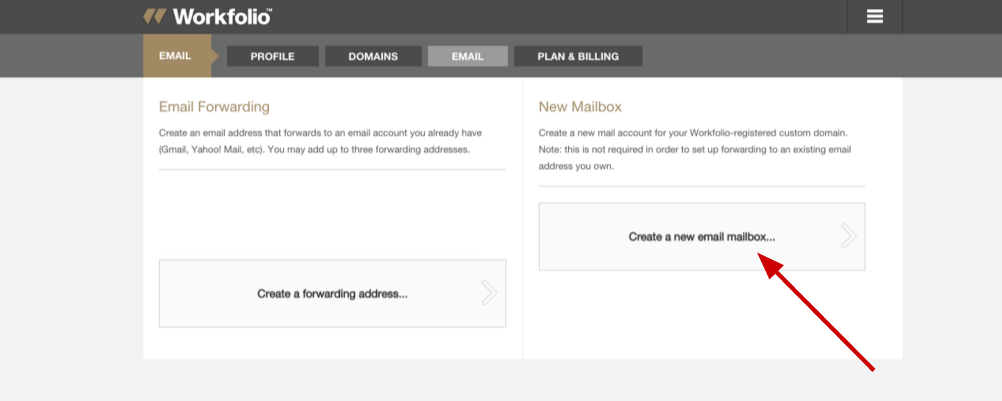 creating-an-email-mailbox-or-forwarder-workfolio-help
